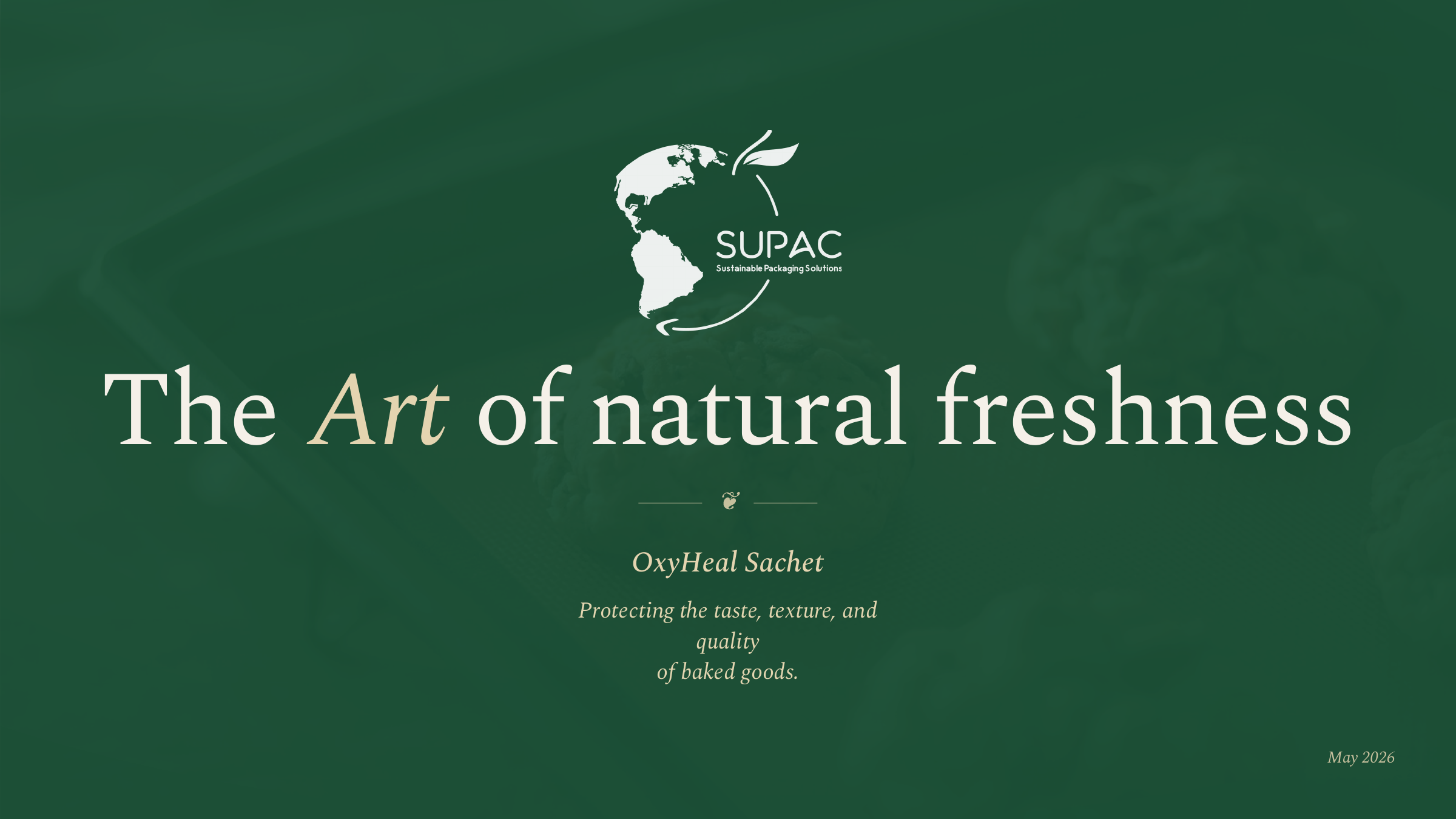 The Art of Natural Freshness brochure cover