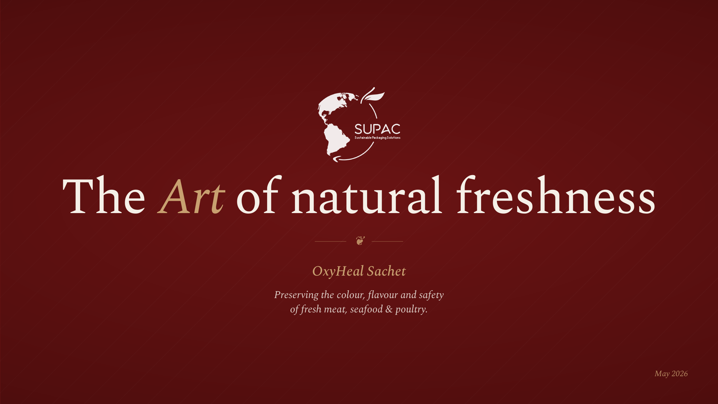 Meat, seafood and poultry brochure cover